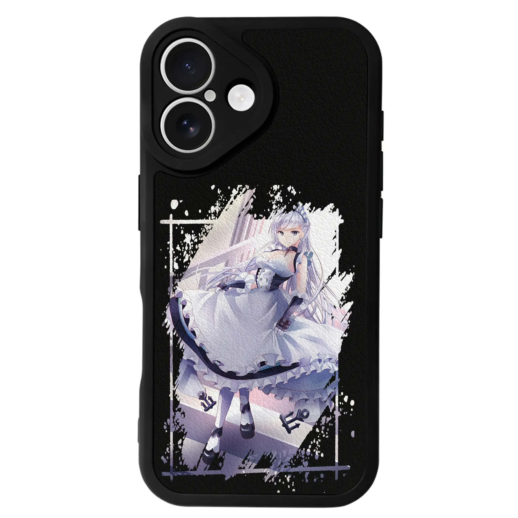 アズールレーン グッズ,ベルファスト - IPhone 16シリーズ対応 ・ シリコンスマホケース ・ レザー調 ・ 高精度フィット ・ 耐衝撃 ・ ワイヤレス充電対応 ・ 精密カット